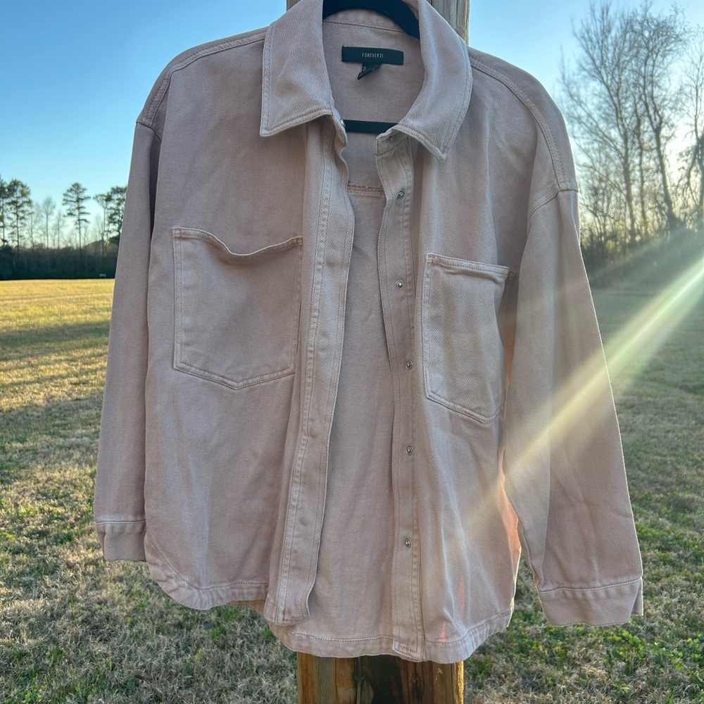 Light Pink Jean Jacket
